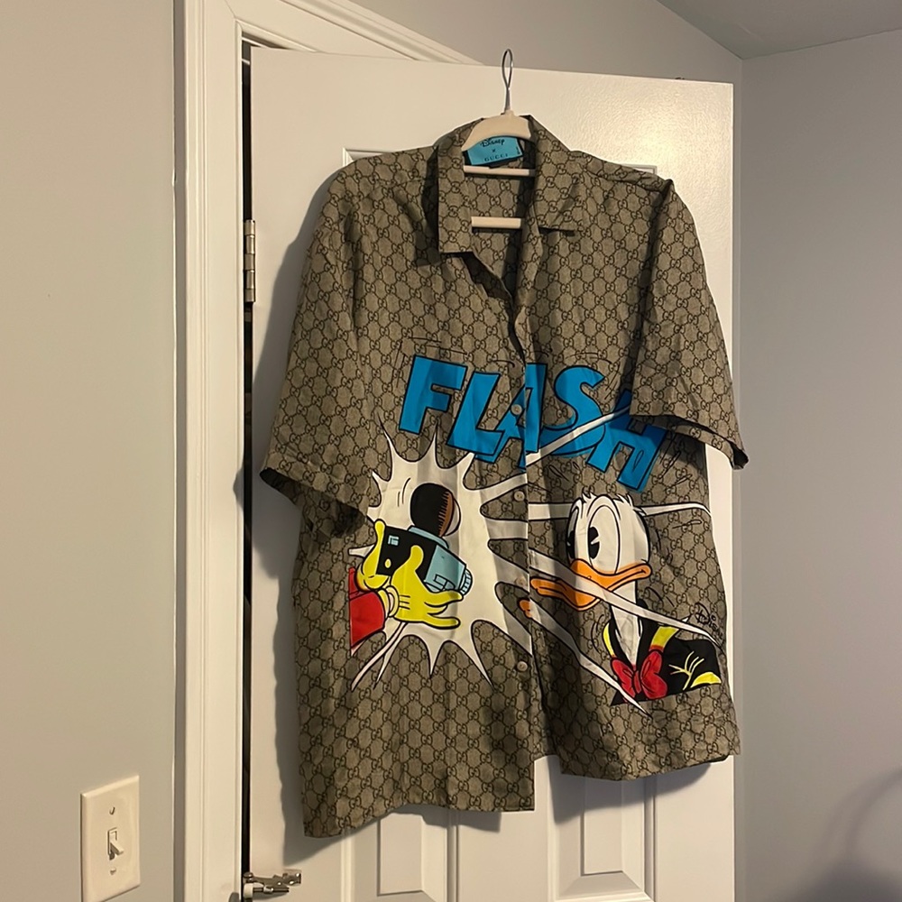 Authentic Gucci x Disney Button down shirt